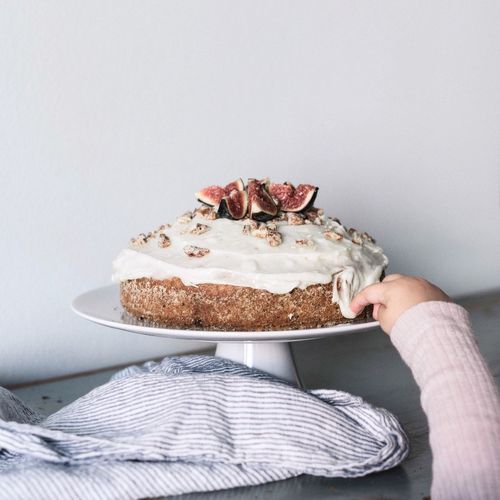 Sunday Sunday Afternoon Cake Food And Drink Food Sweet Food Baking Autumn TheWeekOnEyeEM Ready-to-eat Dessert Frosting Childhood Childhood Memories Dessert On The Table Figs Autumn Colors Fresh On Market 2016