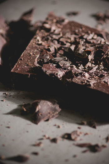 Close-up of chocolate dessert