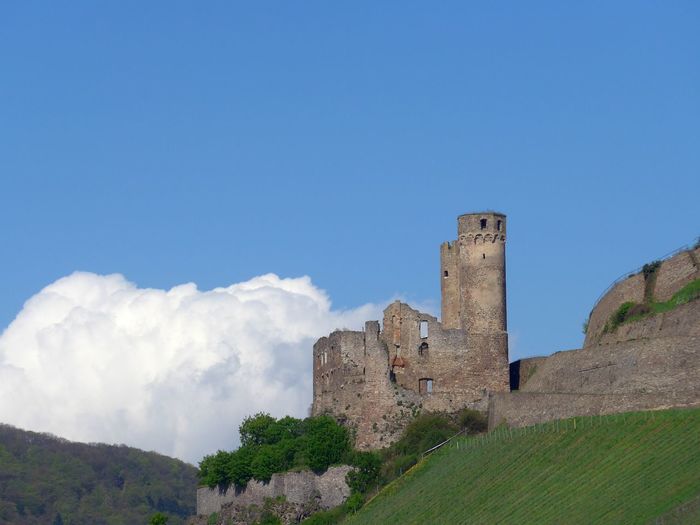 Historic fort against blue sky