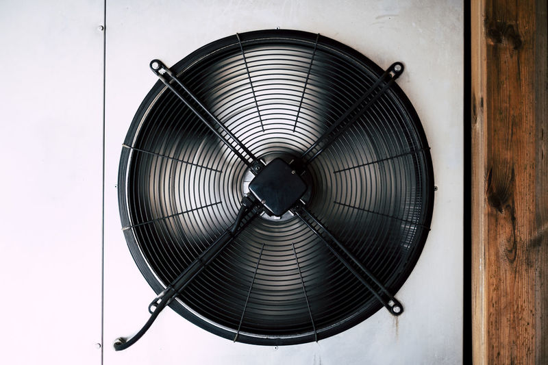 Electric fan at home