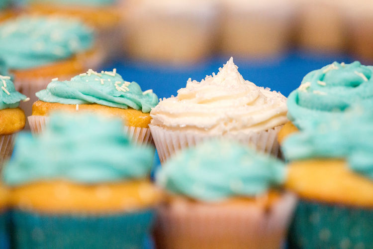 Close-up of cupcakes