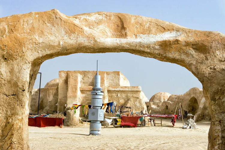 View of old ruins