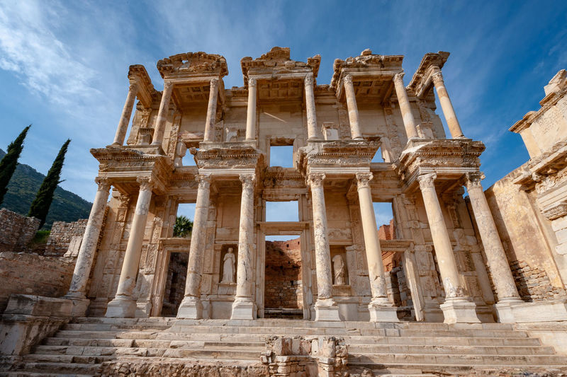 Library of celsus in ancient ephesus