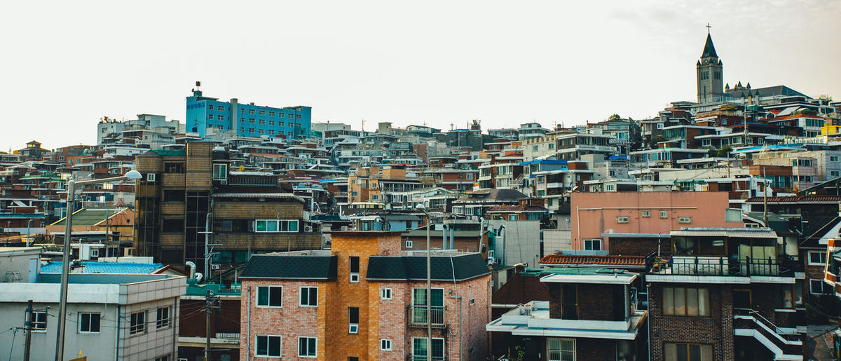 Buildings in city