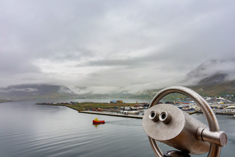 Port of isafjordur in the north of iceland.